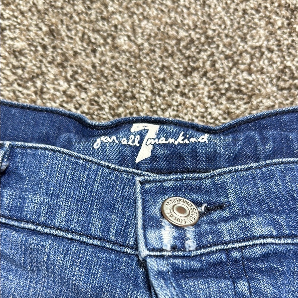 7 for all mankind Denim Distressed Women's Shorts size 27 - Picture 5 of 14